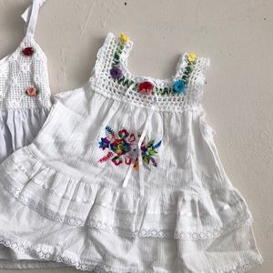 Baby girl white dresses